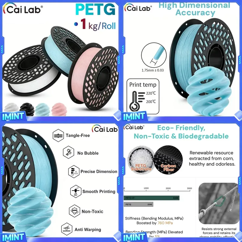 Petg Filament - CaiLab PETG Filament 1KG, 1,75 mm