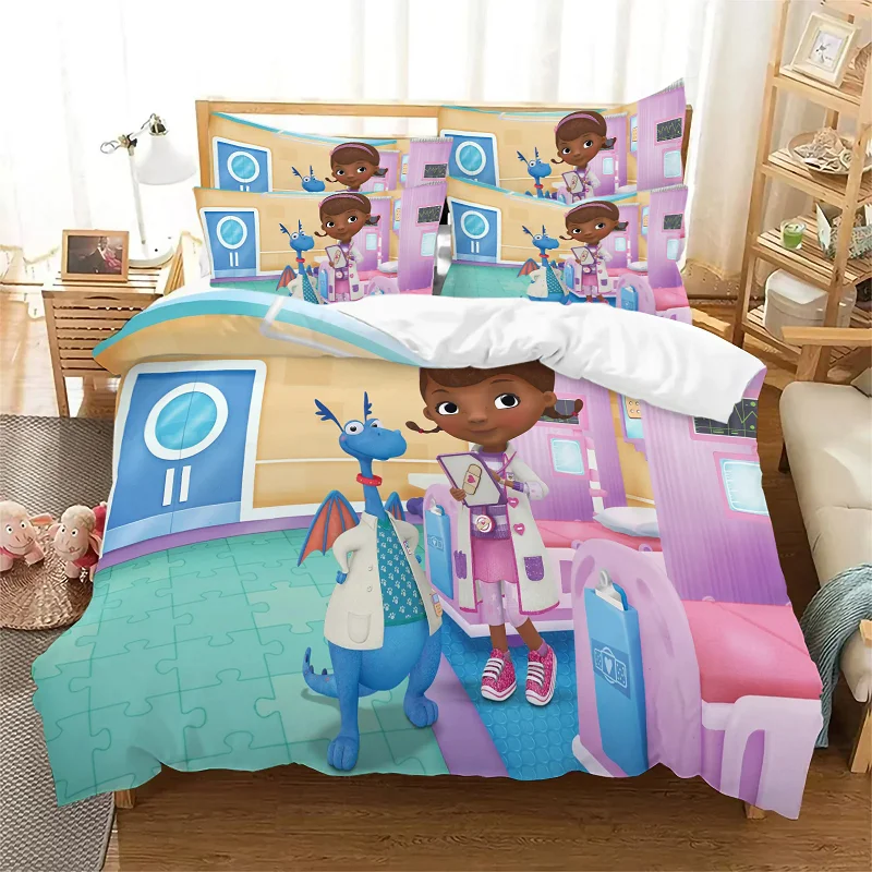 3D Printing Case - Music Doc McStuffins 3D-geprinte dekbedovertrek kussensloop