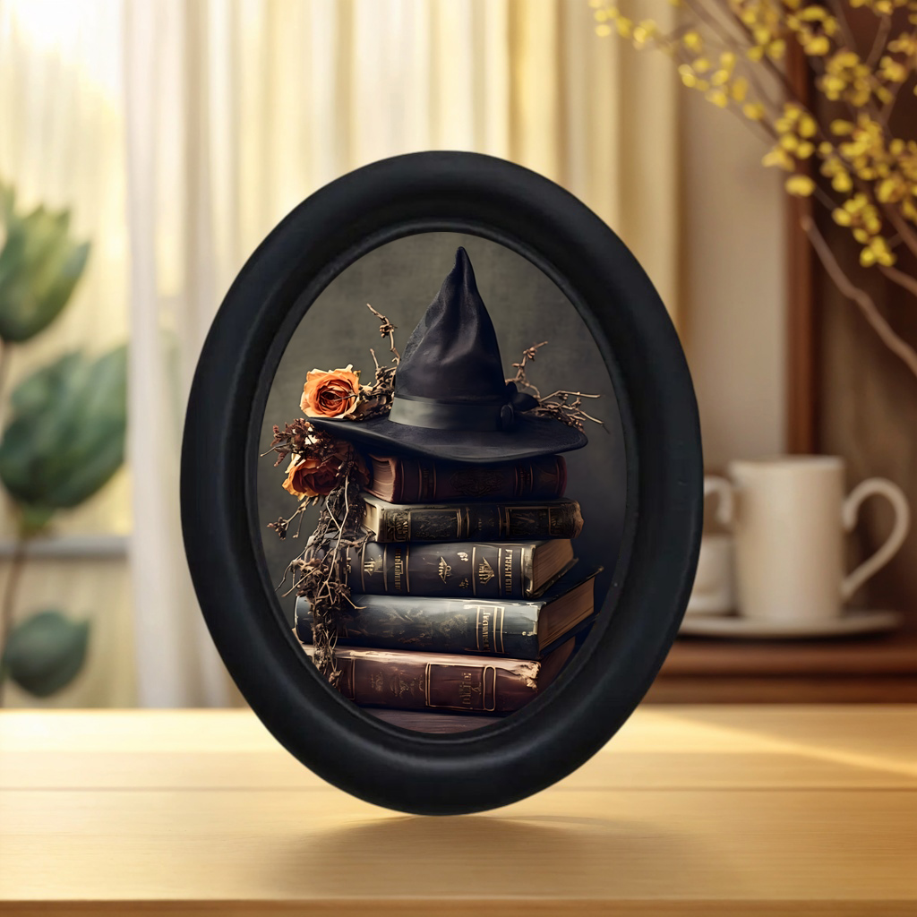 3D Printing Room - 1-delig 3D Retro Halloween heksenhoed decoratieve