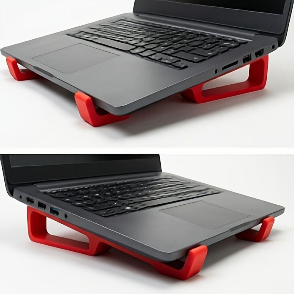 3D Printing Laptop Stand - Draagbare laptopstandaard 3D-geprint, geventileerd, ergonomisch laptopverhoger,