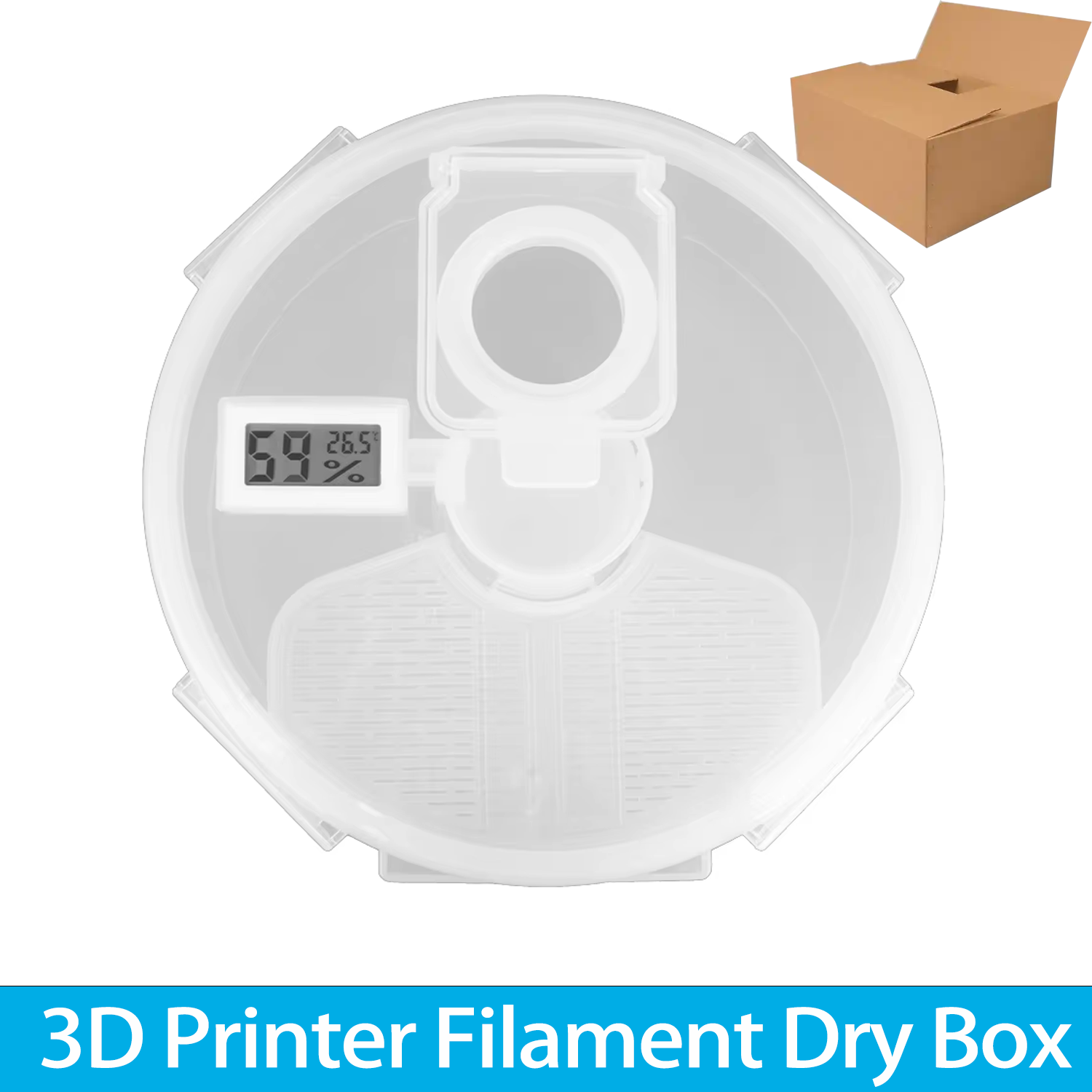 Petg Filament - 3D-printer 1KG PLA-filamentdoos Stofdicht Anti-vocht PETG