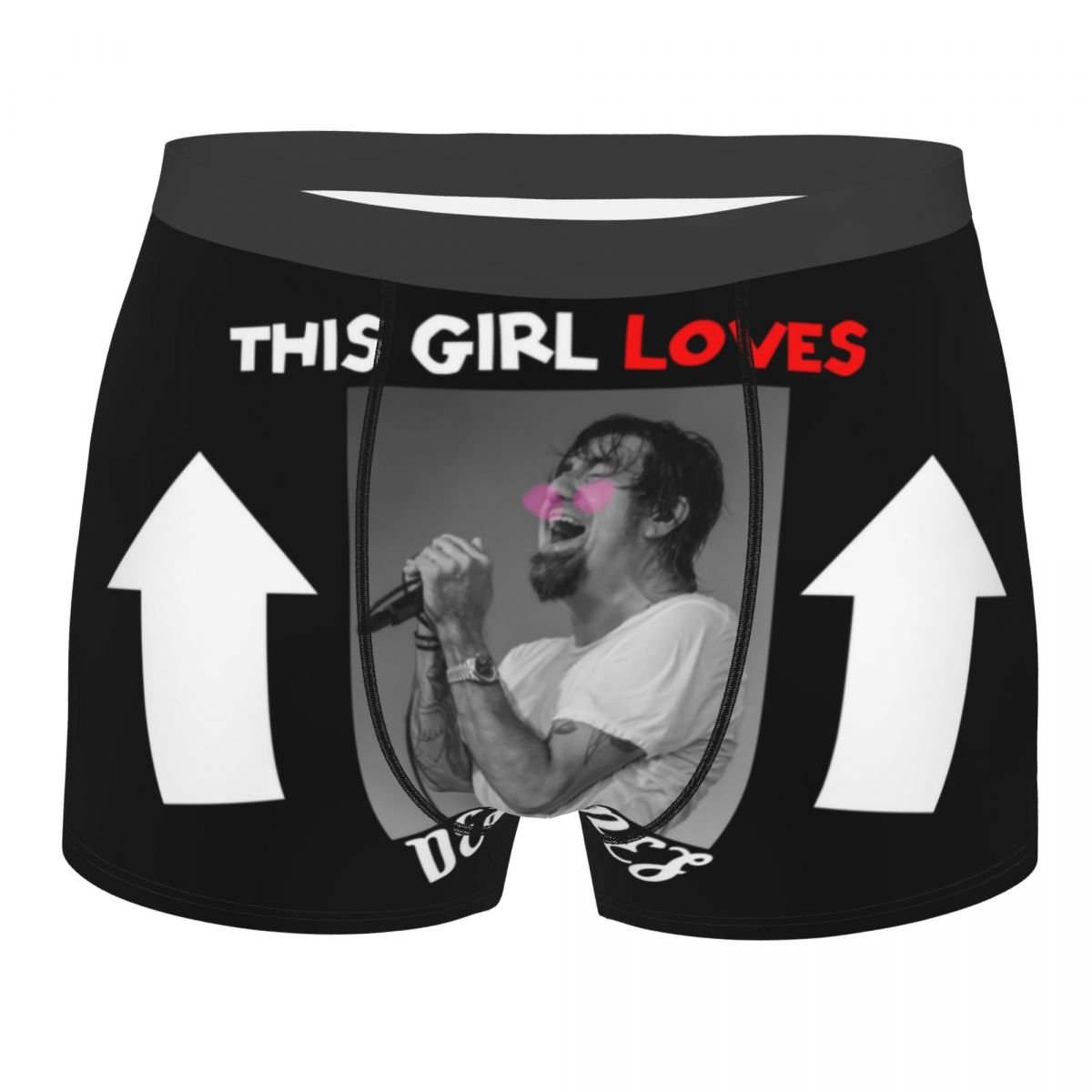 3D Printing Metal - Alternatieve metalband Deftoness boxershorts heren 3D-print
