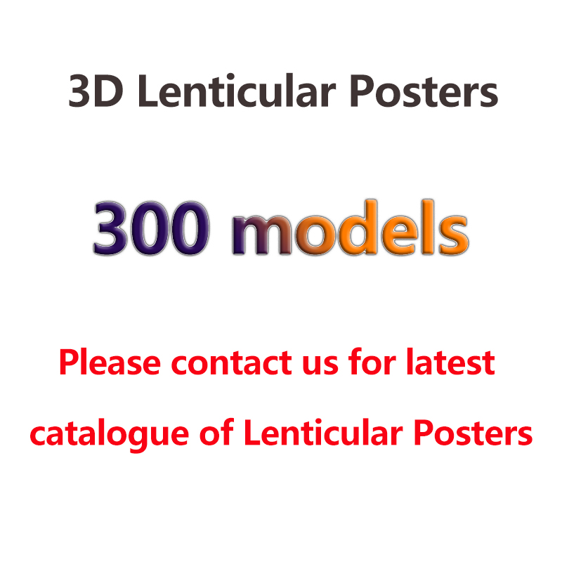 3D Printing Room - Dropshipping Anime 3D Lenticulaire Posters Print
