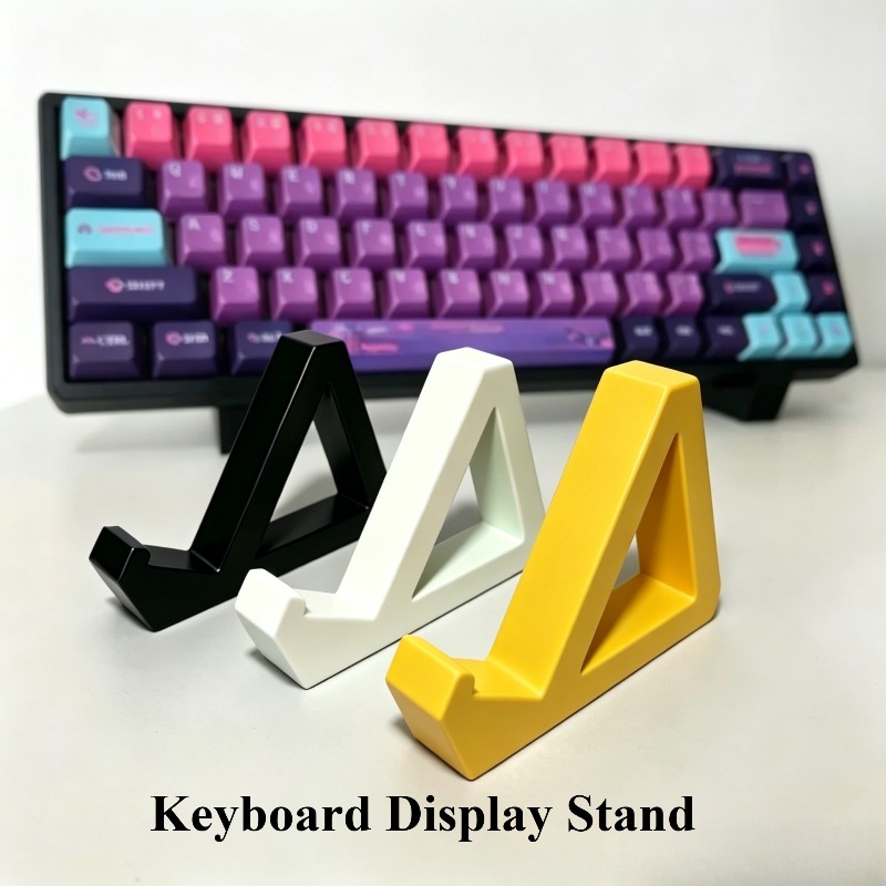 3D Printing Laptop Stand - 1 paar 3D-geprinte toetsenborddisplaystandaard Driehoekige mechanische