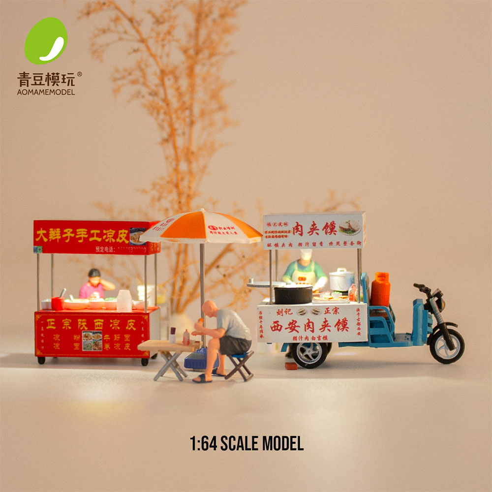 3D Printing Objects - 1/64 Nachtmarkt modelbouwset - Hoge precisie