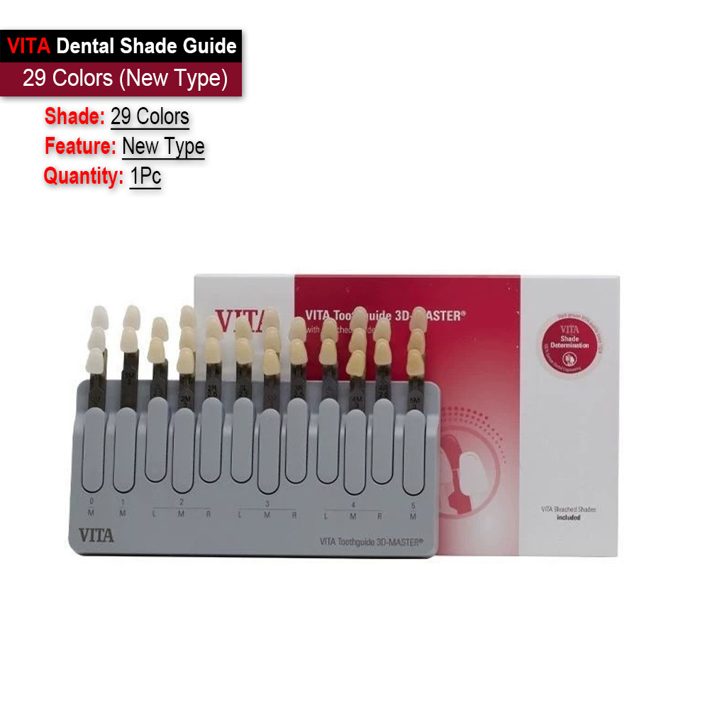 3D Printing Orthodontics - VITA 3D Toothguide 16/29 Kleuren Tandheelkundige