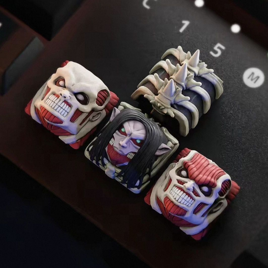 3D Printing Keyboard Keys - NIEUWE Attack on Titan Co branded