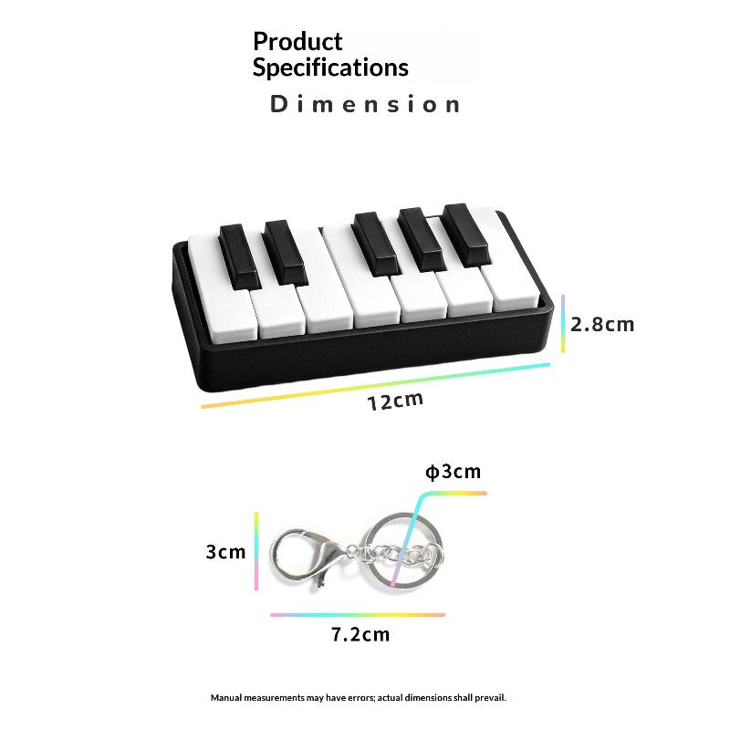 3D Printing Keyboard Keys - 3D-geprinte PLA pianotoetsenbord-klikker, druktype, relax: fidget-speeltje,
