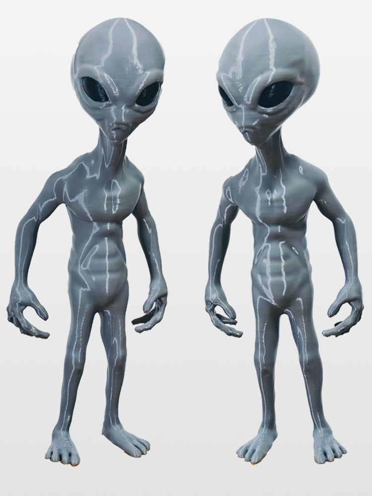 3D Printing Room - 2025 Nieuwe Roswell UFO Grijs Alien