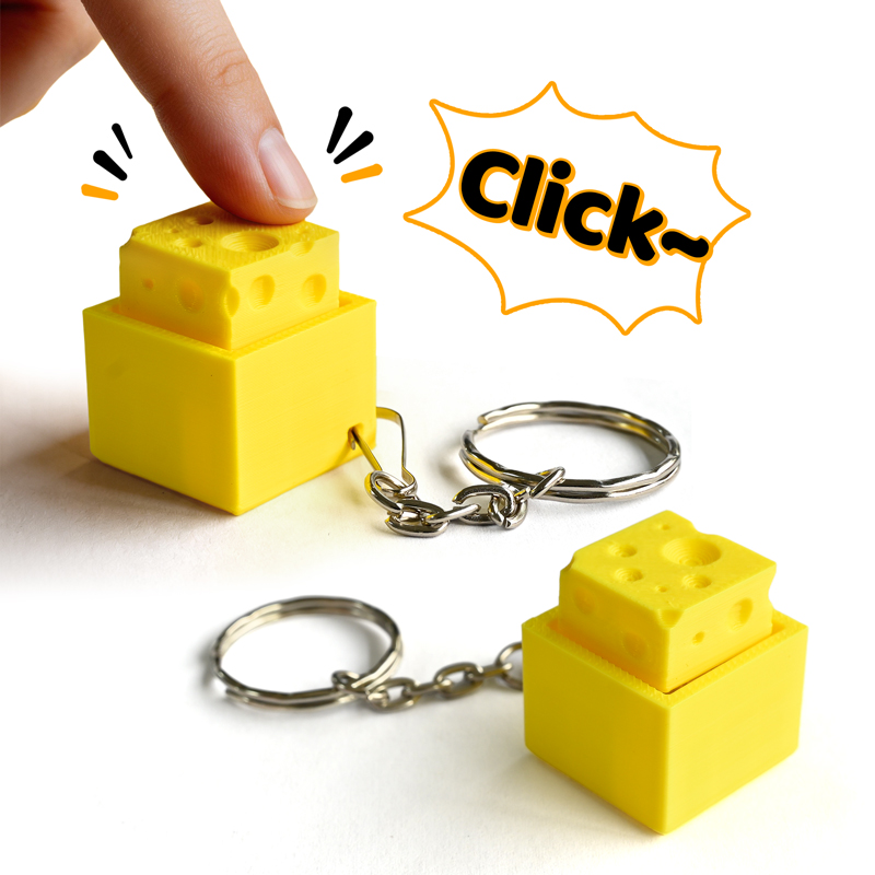3D Geprinte Cheesy Key Fidget  - 3D Printing Objects recensie en prijs