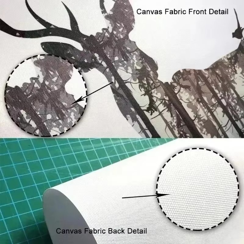 3D Beige Groot Canvas Abstract - 3D Printing Room recensie en prijs