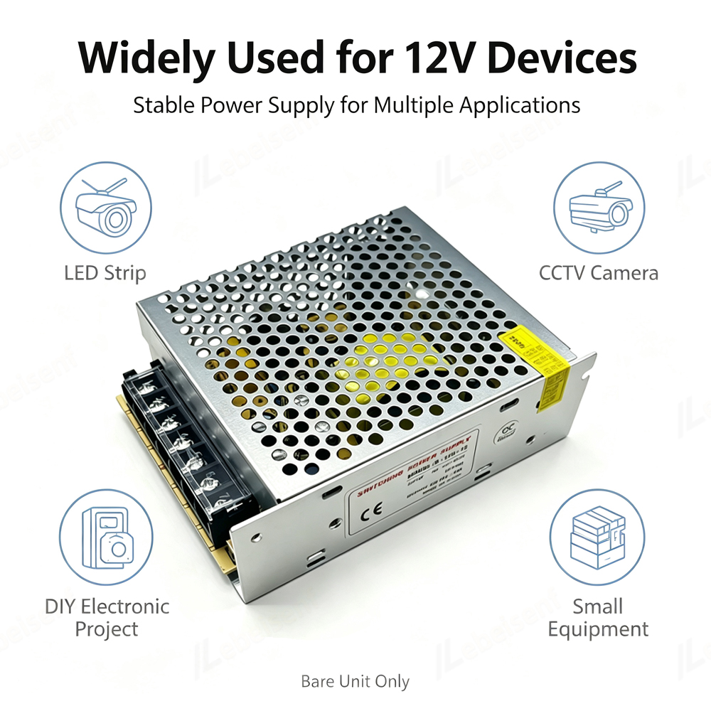 S-120-12 120W 12V 10A Schakele - 3D Printer Power Supply recensie en prijs