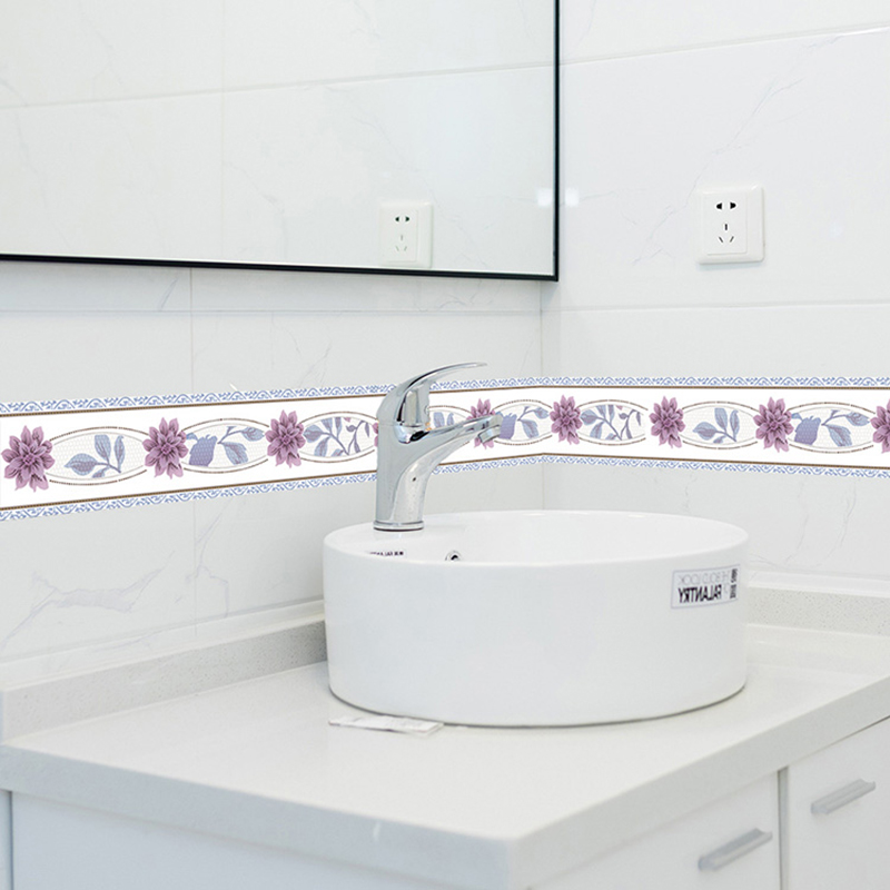 PVC zelfklevend behang grens p - 3D Printing Room recensie en prijs