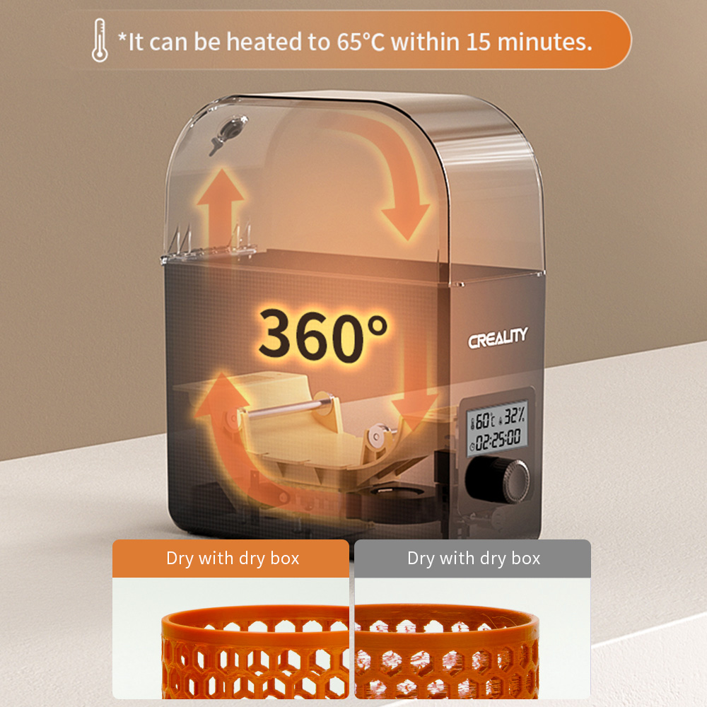 Creality Filament Droger Upgra - Petg Filament recensie en prijs