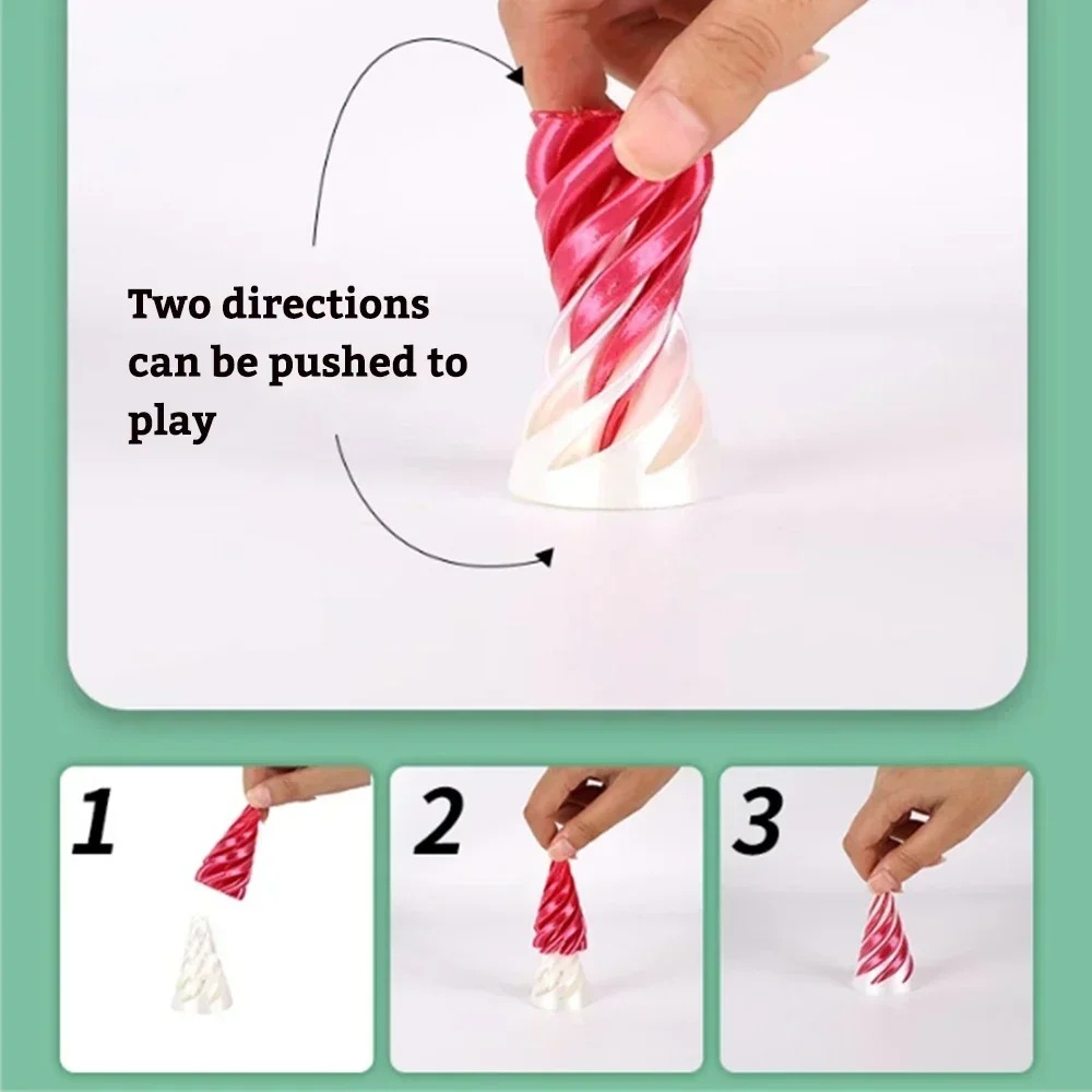 3D-geprint spiraalvormig kegel - 3D Printing Objects recensie en prijs