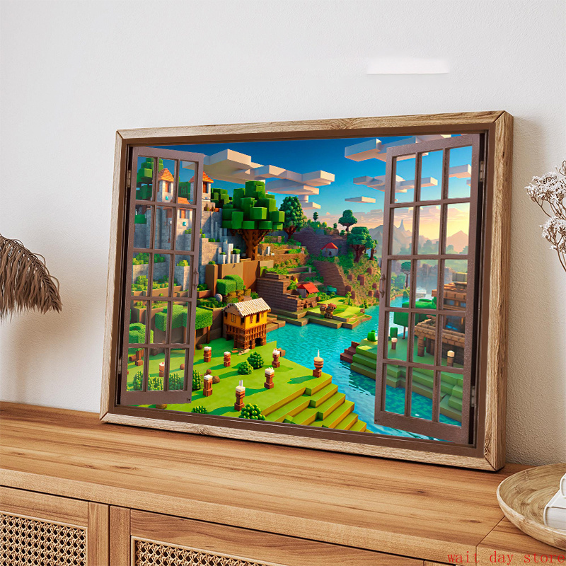 Block Pixel Video Game Landsch - 3D Printing Videos recensie en prijs