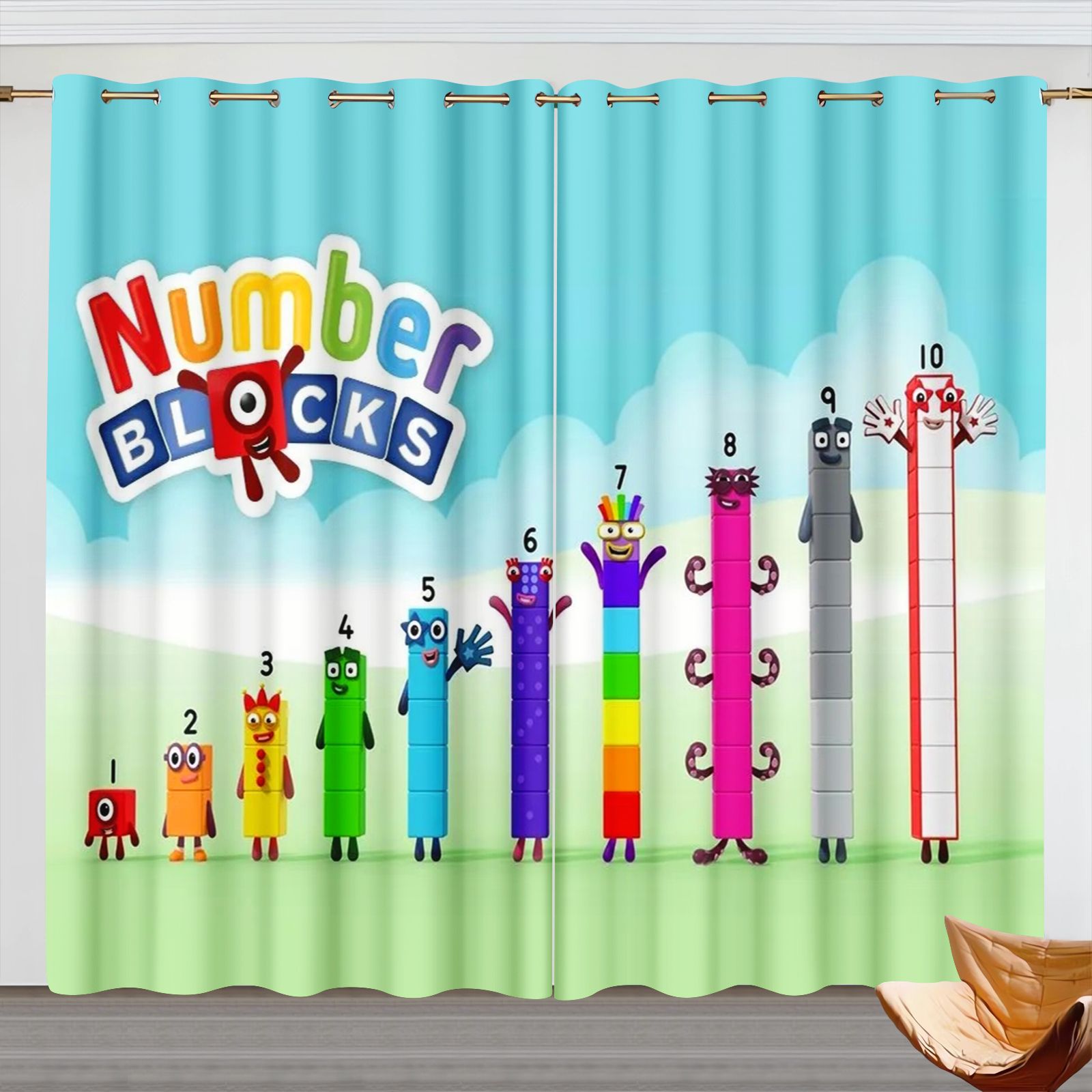 Numberblocks Cartoon Gordijnen - 3D Printing Room recensie en prijs