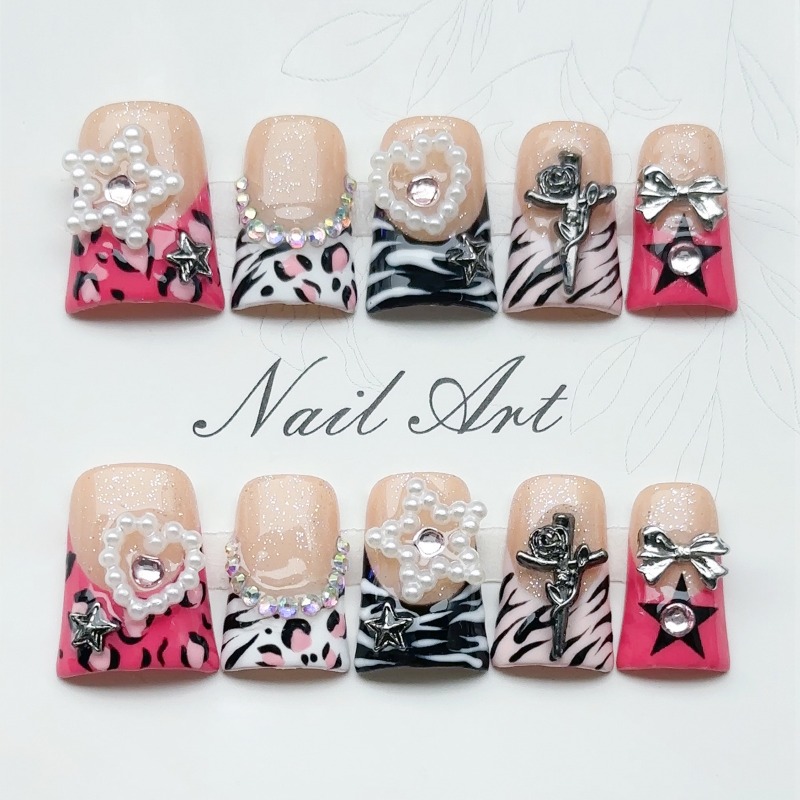 10 stuks Y2K paars roze zebra  - 3D Printing Metal recensie en prijs