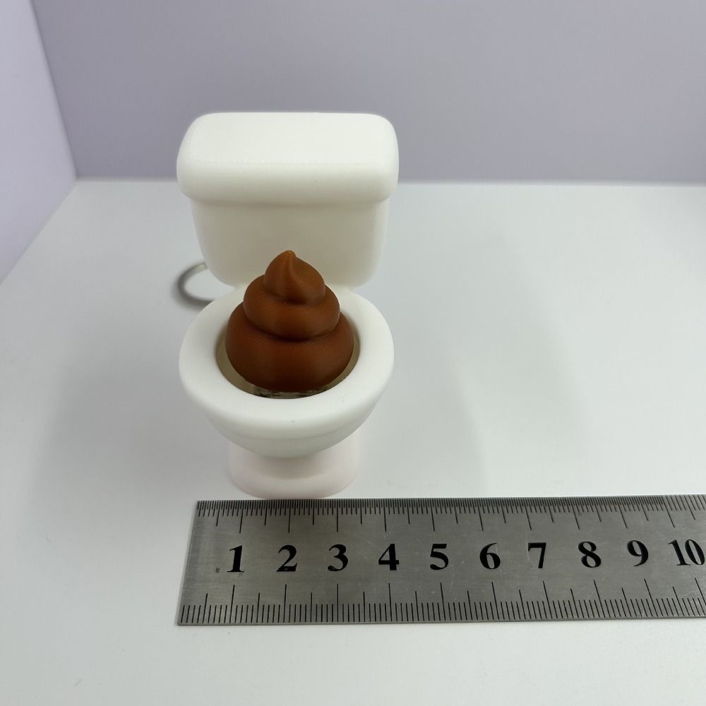 Nieuwigheid 3D-geprinte toilet - 3D Printing Keyboard Keys recensie en prijs