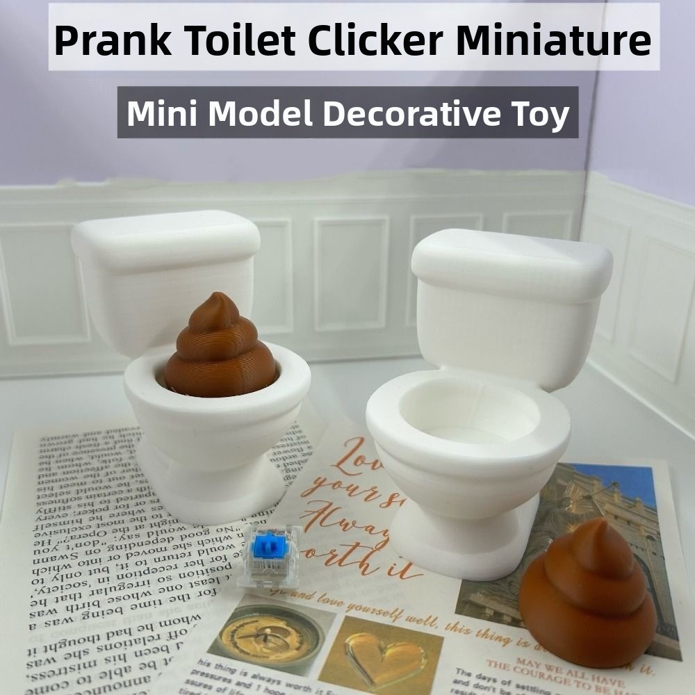Nieuwigheid 3D-geprinte toilet - 3D Printing Keyboard Keys recensie en prijs