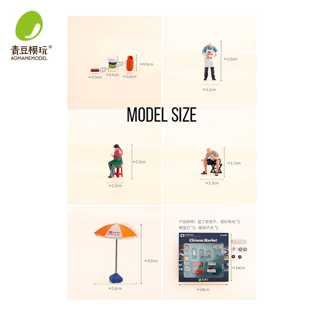 1/64 Nachtmarkt modelbouwset - - 3D Printing Objects recensie en prijs
