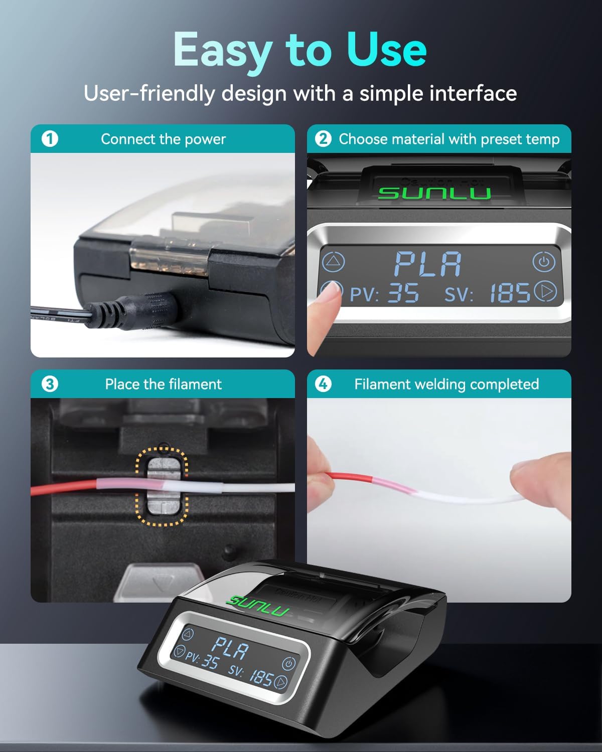 SUNLU FC01 Filamentconnector S - Petg Filament recensie en prijs