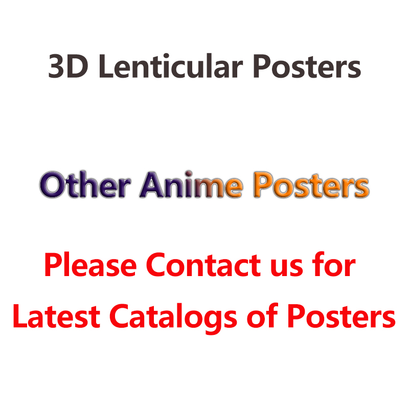 Anime 3d Lenticulaire Posters  - 3D Printing Room recensie en prijs