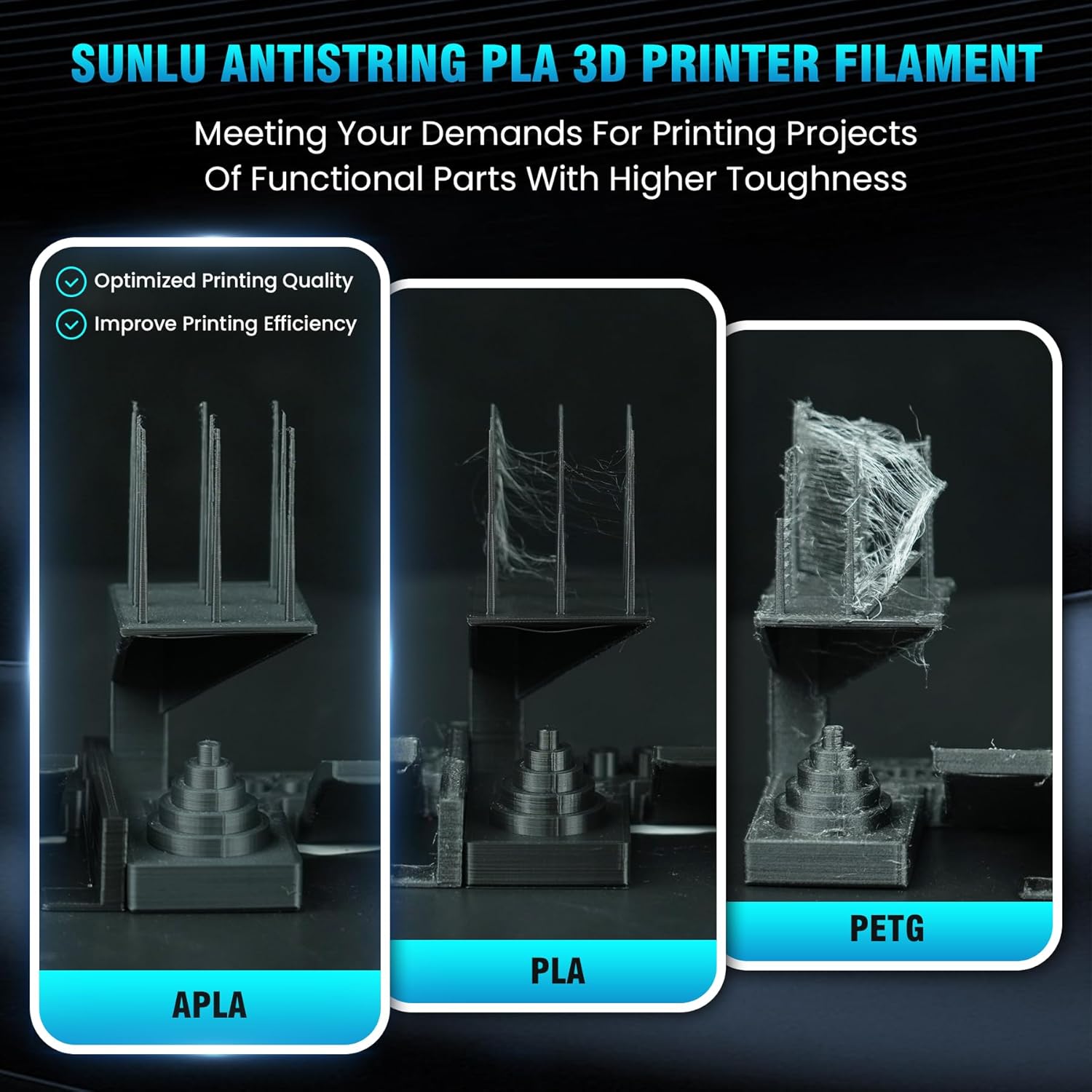 SUNLU 10KG APLA/PLA Meta/Hoge  - 3D Printing Nylon recensie en prijs